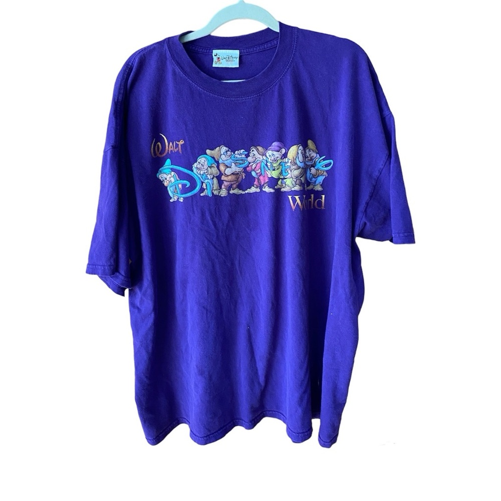Disney Vintage Snow White Purple Graphic Tee Shirt